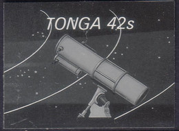 Tonga 1986 Proof In Black & White - 42s Telescope - Read Description - Oceania