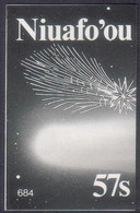 Tonga Niuafo'ou 1986 Proof In Black & White - 57s Halley's Comet In 684 AD  - Read Description - Oceanië