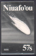 Tonga Niuafo'ou 1986 Proof In Black & White - 57s Halley's Comet In 1986 AD  - Read Description - Océanie