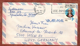 Luftpost, Mazzei, Santa Rosa Nach Koeln 1982 (11078) - Cartas