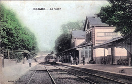 45 - Loiret -  BRIARE - La Gare - ( Train Vapeur En Gare ) - Briare