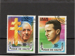 HAUTE  VOLTA   1977  Y.T. N° 413  415  Oblitéré - Haute-Volta (1958-1984)