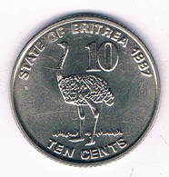 10 CENTS 1997 ERITREA /17153/ - Eritrea