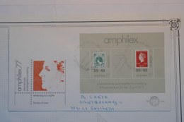 BE11 NEDERLAND   BELLE CARTE  FDC  1977 AMPHILEX   +  +AFFR. PLAISANT - FDC