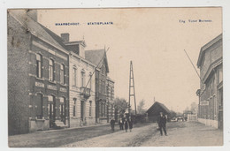 Waarschoot   Statieplaats   Uitg Victor Decraene ( GARE STATION - Café De La Station ) - Waarschoot