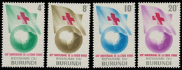 58/61** - Centenaire De La Croix-Rouge / 100e Verjaardag Van Het Rode-Kruis - BURUNDI - Timbres