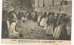 CPA, Palestine , N°16,  Jérusalem , Muraille De La Lamentation De Juifs - Palestine