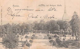 011703 "TORINO - GIARDINO DEL PALAZZO REALE" CART. ORIG. SPED. 1912 - Parchi & Giardini