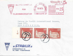 Taxierter Brief  "Stabilix, S'Gravenhage" - Genève         1970 - Cartas