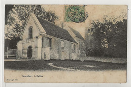 Marolles-en-Brie (94) : L'église Prise De L'abside En 1907 PF. - Marolles En Brie