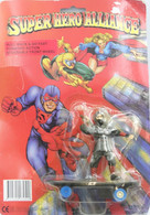 Vintage ACTION FIGURE : KNOCK OFF SUPER HERO ALLIANCE NINJA ON SKATEBOARD BOOTLEG - 1990's - GI JOE - Action Man