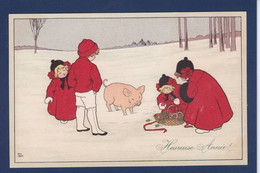 CPA Cochon Pig Viennoise MM VIENNE 403 MUNK Non Circulé Pauli Ebner - Schweine