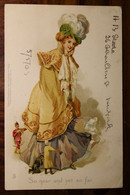 AK CPA 1903 Frauen Mode Hutmode Femme Jugendstil Art Nouveau Weib NY Usa - Autres & Non Classés