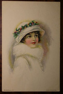 AK CPA 1922 Frauen Litho Mode Hutmode Alice Luella Fidler Luxembourg Wiltz - Other & Unclassified