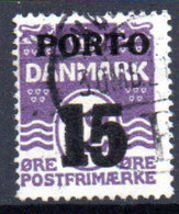 Danemark: Yvert N° Taxe 36 - Impuestos