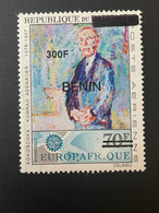 Benin  2009 Mi. 1603 Surchargé Overprint Europafrique Europa CEPT Kokoschka Konrad Adenauer RFA BRD - Benin - Dahomey (1960-...)