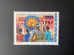 Benin 2007 Mi. 1403 Surchargé Overprint Ensemble Luttons Contre Le Trafic D'enfants Children Kinder - Benin - Dahomey (1960-...)