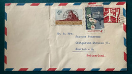 USA 1962 Atlantic City Enveloppe Cover Switzerland Lettre Letter Etats-Unis - 1961-80