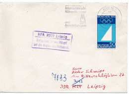 54822 - Bund - 1976 - 50Pfg Olympia EF A Bf KOELN - ... -> DDR, M Stpl "PA 7022 Leipzig, Fehlgeleitet ..." - Cartas & Documentos