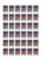 RUSSIA 1992 Mi 229 GERMAN-RUSSIAN SPACE MISSION MINT FULL SHEET ** - Full Sheets