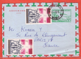 BURUNDI AEROGRAMME DE 1965 DE BUJUMBURA - Covers & Documents