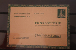 Berlin, Funklotterie-Postkarte, Funkpost Lotterie 1957, FP 5, Ungebraucht - Cartoline - Nuovi