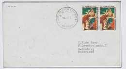 AAT Mawson Station Cover Ca Mawson 28 OC 1972 (MN172A) - Otros & Sin Clasificación