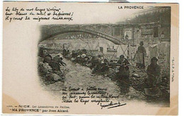 NICE: Lot De 6 Cpa Précurseur Série La Provence, Avec Poème ( Signature Fac-similé  J. Aicard) - Loten, Series, Verzamelingen