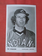 RPPC.   Pat Dobson - Cleveland Indians.   Sports > Baseball.    Ref 5776 - Honkbal