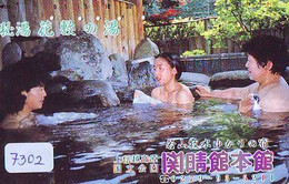 Télécarte Japon * FEMME EROTIQUE (7302) BATH * PHONECARD JAPAN * TELEFONKARTE *  BATHCLOTHES LINGERIE - Mode