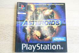 SONY PLAYSTATION ONE PS1 : MANUAL : ASTEROIDS - PAL - Literatur Und Anleitungen