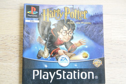 SONY PLAYSTATION ONE PS1 : MANUAL : HARRY POTTER AND THE PHILOSOPHERS STONE - PAL - Littérature & Notices