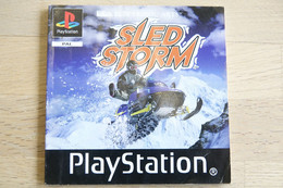 SONY PLAYSTATION ONE PS1 : MANUAL : SLED STORM - PAL - Literatuur En Instructies