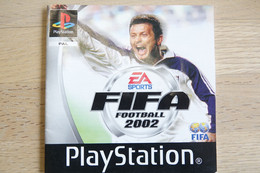 SONY PLAYSTATION ONE PS1 : MANUAL : FIFA 2002 - PAL - Literatura E Instrucciones