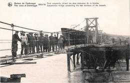 Ruines De ZEEBRUGGE - Pont Suspendu Reliant Les Deux Tronçons De La Brêche - N'a Pas Circulé - Zeebrugge