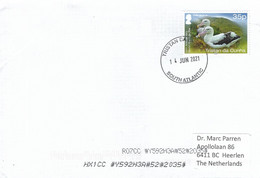 Tristan Da Cunha 2021 Tristan Albatross Diomedea Dabbenena Cover - Albatro & Uccelli Marini