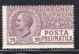 1925 - Regno -  Italia - Italy -  Sass. N. PN 8 - LH -  (W04..) - Pneumatische Post