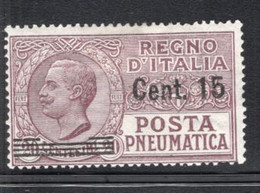 1927 - Regno -  Italia - Italy -  Sass. N. P.N 10 - LH -  (W04..) - Pneumatic Mail