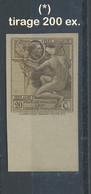 1922  American Banknote Cy.  189 (*) Tirage 200 Ex. Sans Colle Roi Albert En Médaillon, - 1911-1930