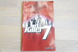 SONY PLAYSTATION TWO 2 PS2 : MANUAL : KILLER 7 + CAPCOM RELEASES - Literatur Und Anleitungen