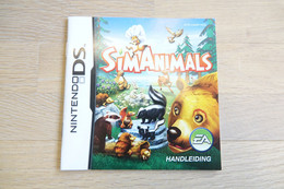 NINTENDO DS  : MANUAL : Simanimals - Game - Literatuur En Instructies