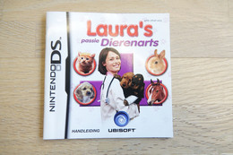 NINTENDO DS  : MANUAL : Laura's Passie Dierenarts - Game - Letteratura E Istruzioni