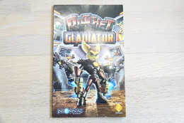 SONY PLAYSTATION TWO 2 PS2 : MANUAL : RATCHET AND CLANK GLADIATOR - Literature & Instructions