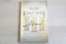 PERSONAL COMPUTER PC GAME : MANUAL : AGE OF EMPIRES III 3 COLLECTOR 'S EDITION - Literatuur En Instructies