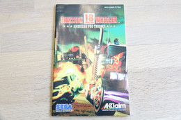 SONY PLAYSTATION TWO 2 PS2 : MANUAL : EIGHTEEN 18 WHEELER AMERICAN PRO TRUCKER - Literatura E Instrucciones