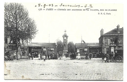 PARIS - L'entrée Des Abattoirs De La Villette, Rue De Flandre - Arrondissement: 19