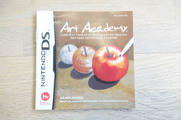 NINTENDO DS  : MANUAL : Art Academy - Game - Literatur Und Anleitungen