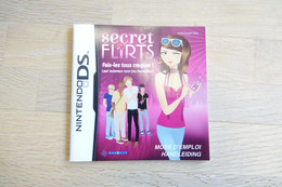 NINTENDO DS  : MANUAL : Secret Flirts - Game - Literature & Instructions