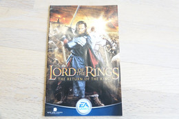 SONY PLAYSTATION TWO 2 PS2 : MANUAL : THE LORD OF THE RINGS THE RETURN OF THE KING - Literatuur En Instructies