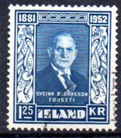 Islande: Yvert N° 239 - Usados